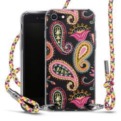 New Carry Case Transparent Stoff colourful/silber