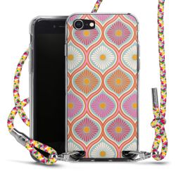 New Carry Case Transparent Stoff colourful/silber