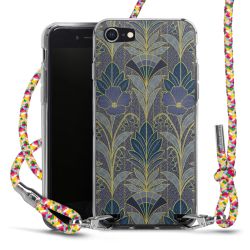 New Carry Case Transparent Stoff colourful/silber