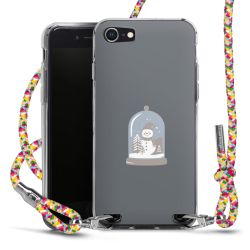 New Carry Case Transparent Stoff colourful/silber