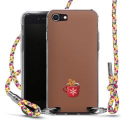 New Carry Case Transparent Stoff colourful/silber