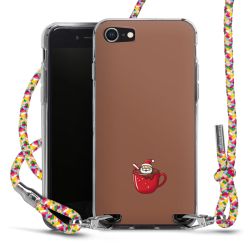 New Carry Case Transparent Stoff colourful/silber