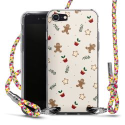 New Carry Case Transparent Stoff colourful/silber