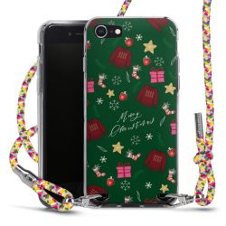 New Carry Case Transparent Stoff colourful/silber