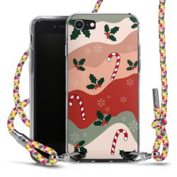 New Carry Case Transparent Stoff colourful/silber