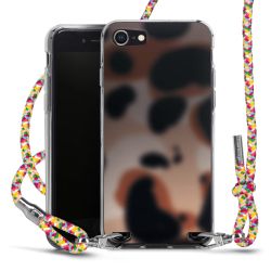 New Carry Case Transparent Stoff colourful/silber