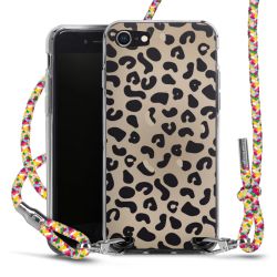 New Carry Case Transparent Stoff colourful/silber