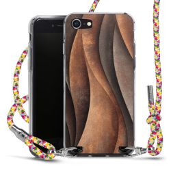 New Carry Case Transparent Stoff colourful/silber