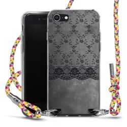 New Carry Case Transparent Stoff colourful/silber