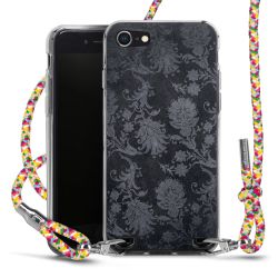 New Carry Case Transparent Stoff colourful/silber