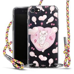 New Carry Case Transparent Stoff colourful/silber