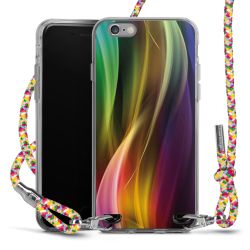 Carry Case Transparent Fabric colourful