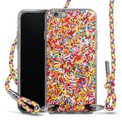 Carry Case Transparent Fabric colourful