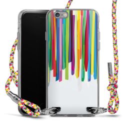 Carry Case Transparent Fabric colourful