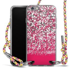 New Carry Case Transparent Stoff colourful/silber