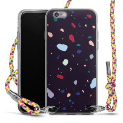 New Carry Case Transparent Stoff colourful/silber