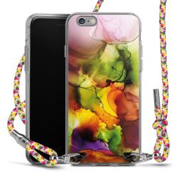 Carry Case Transparent Fabric colourful