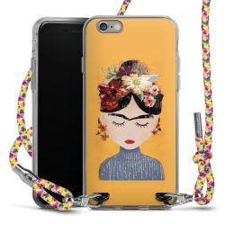 New Carry Case Transparent Stoff colourful/silber