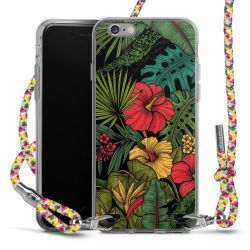 Carry Case Transparent Fabric colourful