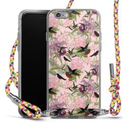 Carry Case Transparent Fabric colourful