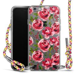 Carry Case Transparent Fabric colourful