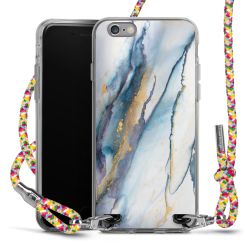 New Carry Case Transparent Stoff colourful/silber