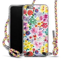 Carry Case Transparent Fabric colourful