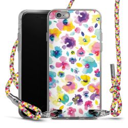 Carry Case Transparent Fabric colourful