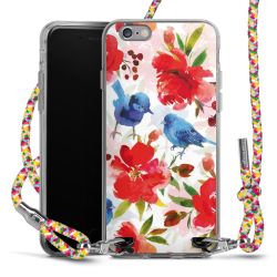 Carry Case Transparent Fabric colourful