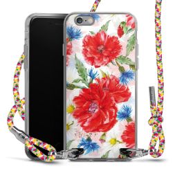 Carry Case Transparent Fabric colourful