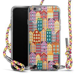 Carry Case Transparent Fabric colourful