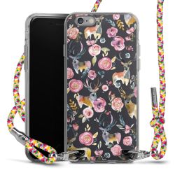 Carry Case Transparent Fabric colourful