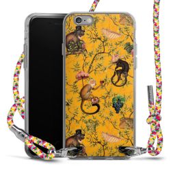 Carry Case Transparent Fabric colourful