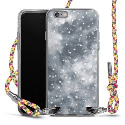 New Carry Case Transparent Stoff colourful/silber