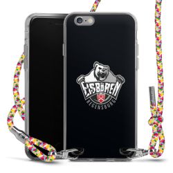 New Carry Case Transparent Stoff colourful/silber