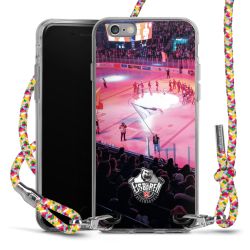 New Carry Case Transparent Stoff colourful/silber