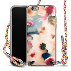 New Carry Case Transparent Stoff colourful/silber