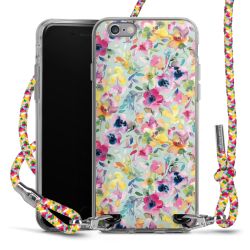 Carry Case Transparent Fabric colourful