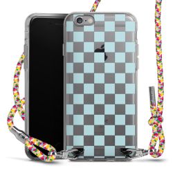 New Carry Case Transparent Stoff colourful/silber