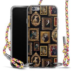 New Carry Case Transparent Stoff colourful/silber