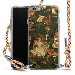 New Carry Case Transparent Stoff colourful/silber