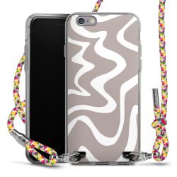 New Carry Case Transparent Stoff colourful/silber