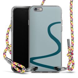 New Carry Case Transparent Stoff colourful/silber