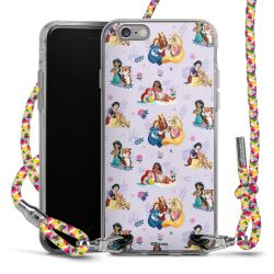 New Carry Case Transparent Stoff colourful/silber