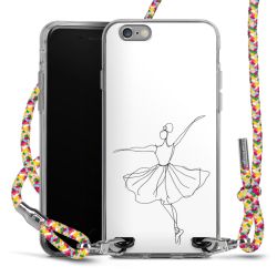 New Carry Case Transparent Stoff colourful/silber