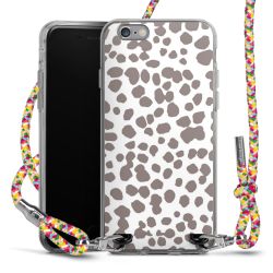 New Carry Case Transparent Stoff colourful/silber