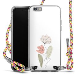 New Carry Case Transparent Stoff colourful/silber