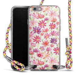 New Carry Case Transparent Stoff colourful/silber