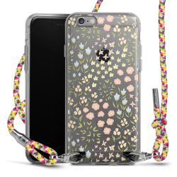 New Carry Case Transparent Stoff colourful/silber
