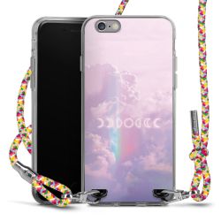 New Carry Case Transparent Stoff colourful/silber